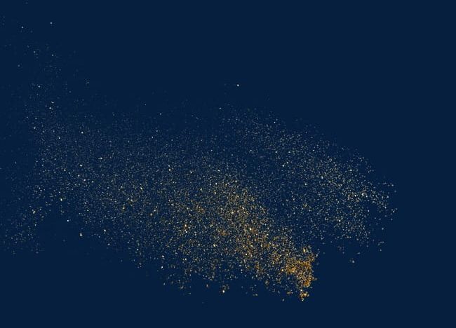 Sprinkle The Golden Powder Particles PNG, Clipart, Abstract, Astronomy, Backgrounds, Blue, Bright Free PNG Download