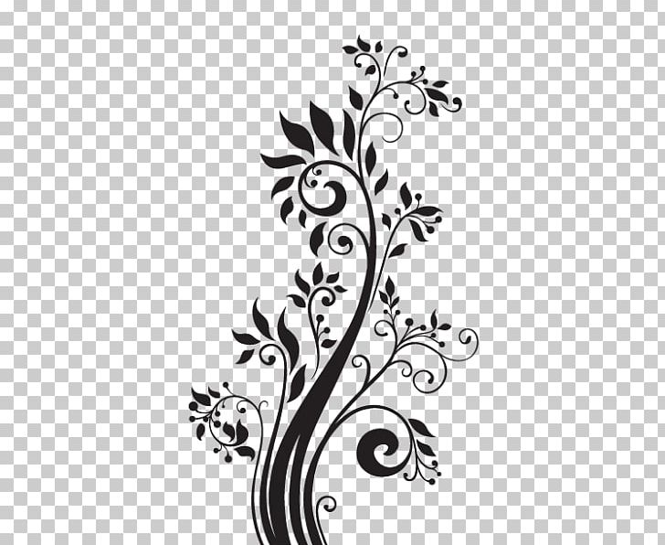 Wall Decal Floral Design PNG, Clipart, Black, Black And White, Blue Wedding Floral Border, Branch, Decal Free PNG Download
