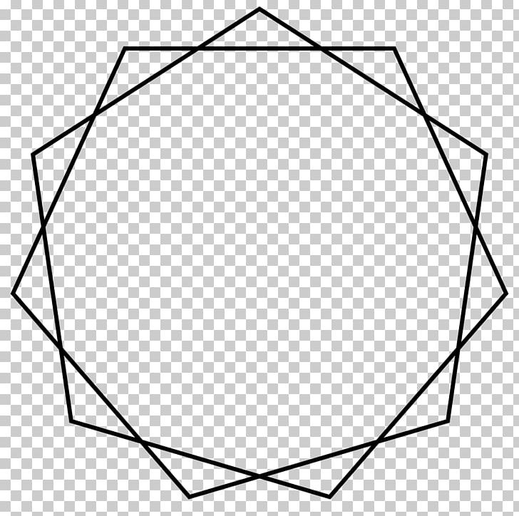 Star Polygon Regular Polygon Enneagram PNG, Clipart, Angle, Area, Art, Black And White, Circle Free PNG Download