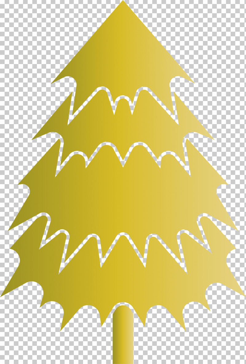 Leaf Angle Line Yellow Meter PNG, Clipart, Abstract Cartoon Christmas Tree, Angle, Biology, Christmas Tree, Leaf Free PNG Download