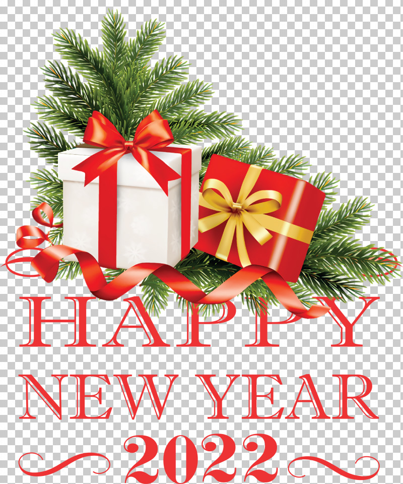 Happy New Year 2022 Wishes With Gift Boxes PNG, Clipart, Bauble, Birthday, Christmas Card, Christmas Day, Christmas Decoration Free PNG Download