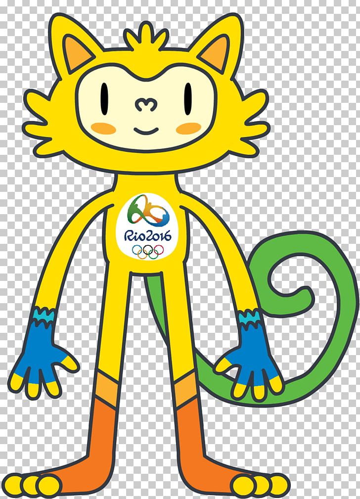 2016 Summer Olympics Olympic Games 2016 Summer Paralympics Rio De Janeiro Mascot PNG, Clipart, 2016 Summer Olympics, 2016 Summer Paralympics, Animal Figure, Area, Art Free PNG Download