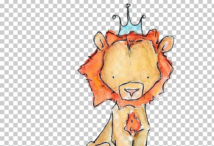 Lion Giraffe Child Art Illustration PNG, Clipart, Animals, Big Cats, Carnivoran, Cartoon, Cat Like Mammal Free PNG Download