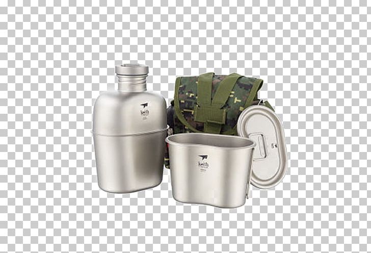 Canteen Titanium Water Bottle Military PNG, Clipart, Bottle, Boxes, Camping, Capacity, Cooking Free PNG Download
