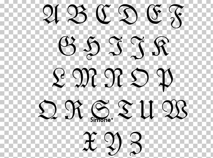 Gothic Alphabet Letter Grapheme Writing PNG, Clipart, All Caps, Alphabet, Angle, Area, Black Free PNG Download