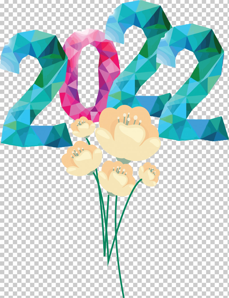 Transparent 2022 Flower Text Design PNG, Clipart, Calendar System, Cut Flowers, Floral Design, Flower, Lettering Free PNG Download