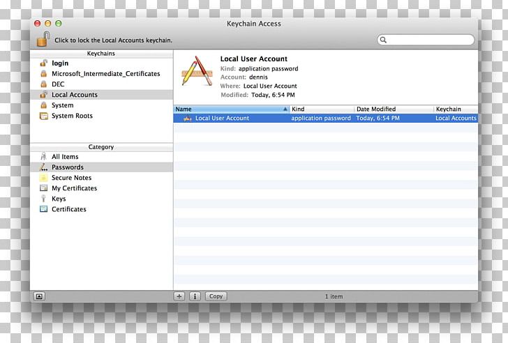 Keychain Access MacOS Password Wi-Fi PNG, Clipart, Area, At The Top, Brand, Compute, Computer Free PNG Download