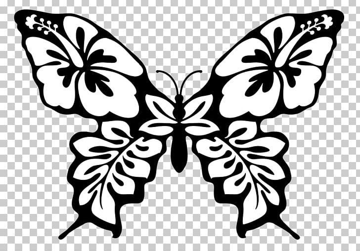Line Art Drawing Flower PNG, Clipart, Art, Arthropod, Artwork, Black And White, Brush Footed Butterfly Free PNG Download