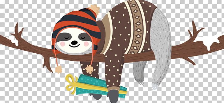 Sloth Illustration PNG, Clipart, Animal, Art, Branches, Cartoon, Chef Hat Free PNG Download