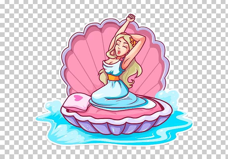 Sticker Aphrodite Telegram VKontakte PNG, Clipart, Aphrodite, Art, Character, Chocolate Brownie, Communication Free PNG Download
