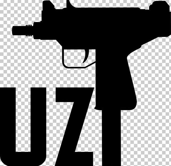 Uzi Firearm Gun Pistol Weapon PNG, Clipart, Assault Rifle, Automatic Firearm, Black, Black And White, Clip Free PNG Download