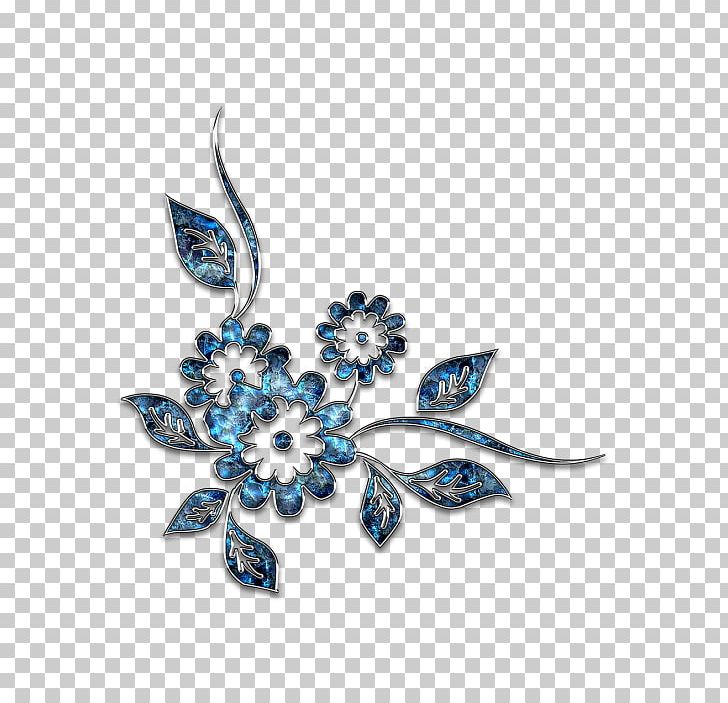 Flower Blue Desktop PNG, Clipart, Blue, Body Jewelry, Brooch, Color, Desktop Wallpaper Free PNG Download
