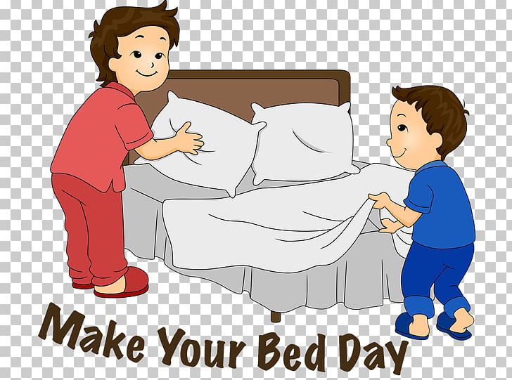 making bed clipart