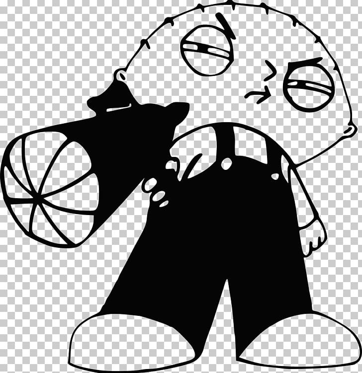Stewie Griffin Sticker Wall Decal Polyvinyl Chloride PNG, Clipart, Animated Cartoon, Art, Artwork, Black, Black And White Free PNG Download