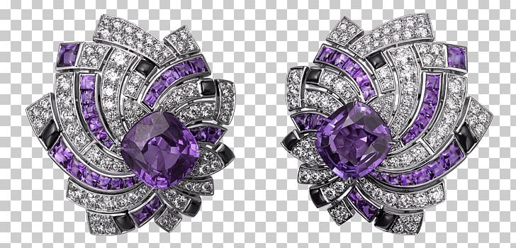 Earring Jewellery Cartier Sapphire Diamond PNG, Clipart, Amethyst, Bling Bling, Body Jewelry, Brilliant, Carat Free PNG Download