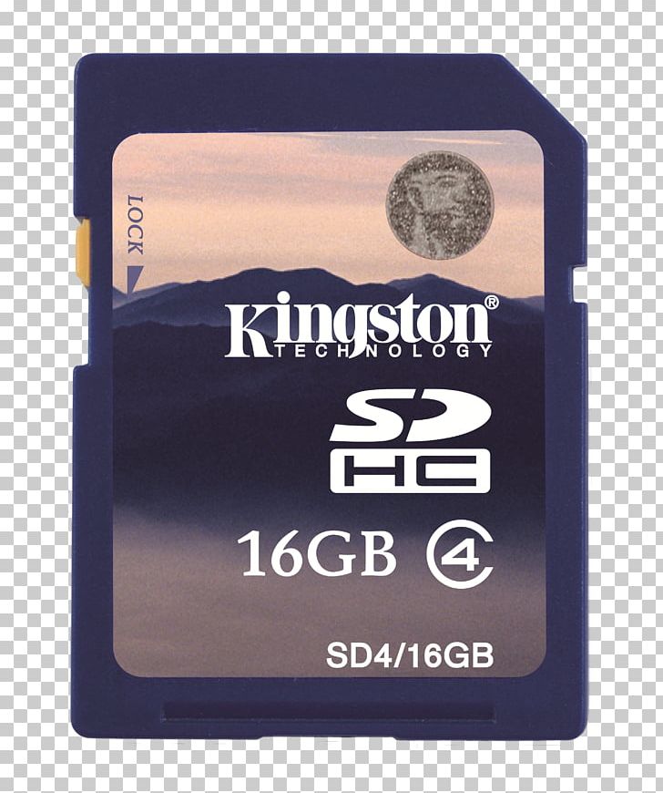 Flash Memory Cards Kingston Technology Secure Digital SDHC PNG, Clipart, Class, Computer Data Storage, Computer Memory, Data, Electronic Device Free PNG Download
