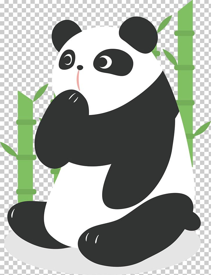 Giant Panda Euclidean PNG, Clipart, Adobe Illustrator, Adorable Pet, Animals, Baby Panda, Bamboo Free PNG Download