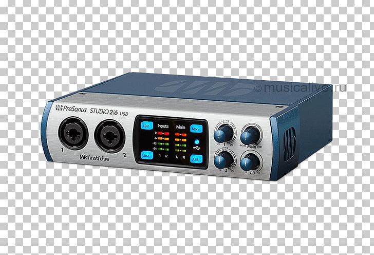 PreSonus Studio 26 2x4 USB 2.0 Recording System PNG, Clipart, Audio, Audio Equipment, Digital Audio Workstation, Electronic Device, Electronics Free PNG Download