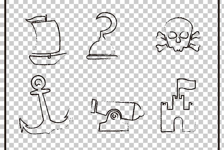 Pirate Stick Figure Style PNG, Clipart, Angle, Area, Bathroom Accessory, Black And White, Brand Free PNG Download