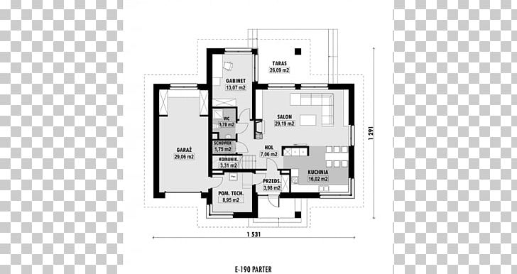 Floor Plan Powierzchnia Zabudowy House Gable Roof PNG, Clipart, Angle, Area, Attic, Building, Dining Room Free PNG Download