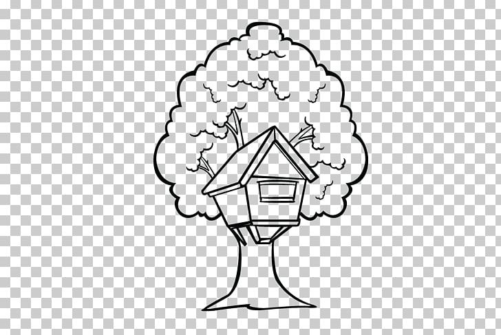 Tree House Black And White PNG, Clipart, Art, Artwork, Black And White,  Cartoon, Child Free PNG