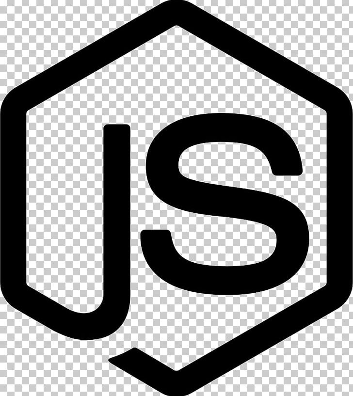 JavaScript Node.js Computer Icons Logo Application Software PNG, Clipart, Area, Black And White, Brand, Computer Icons, Computer Software Free PNG Download