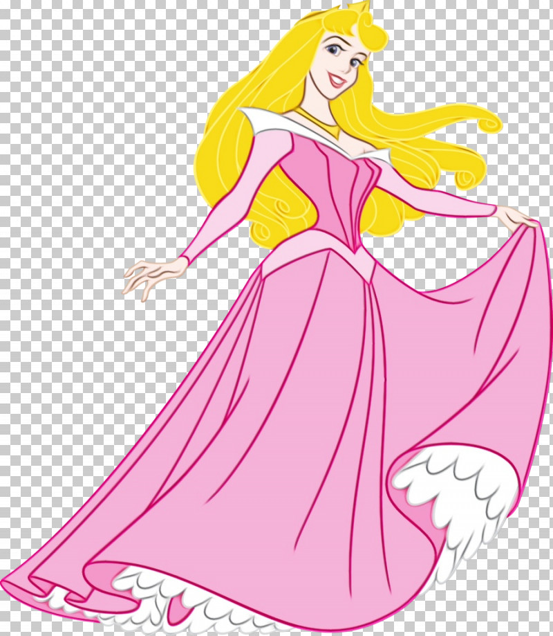 How to Draw Aurora Briar Rose from Sleeping Beauty - Drawing Tutorial for  Beginners - YouTube