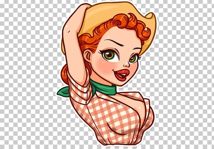 Telegram Sticker Pin-up Girl Advertising Label PNG, Clipart, Advertising, Art, Cheek, Child, Face Free PNG Download