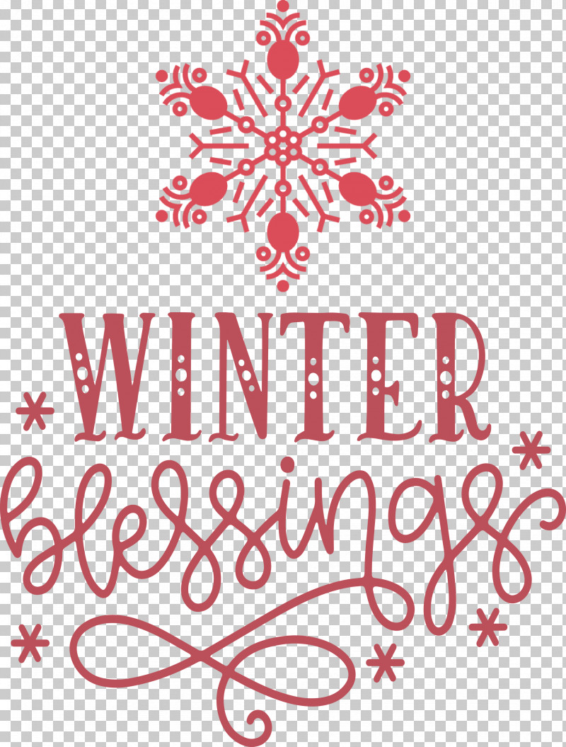 Winter Blessings PNG, Clipart, Christmas Day, Christmas Ornament, Christmas Ornament M, Christmas Tree, Flower Free PNG Download
