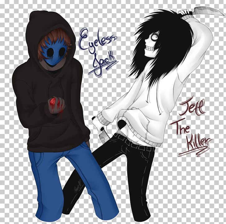 Free: Creepypasta Jeff the Killer  Slenderman Drawing - jeff  