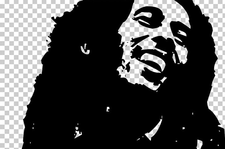 Bob Marley Black And White Stencil Silhouette PNG, Clipart, Art, Black, Boba, Bob Marley, Celebrities Free PNG Download
