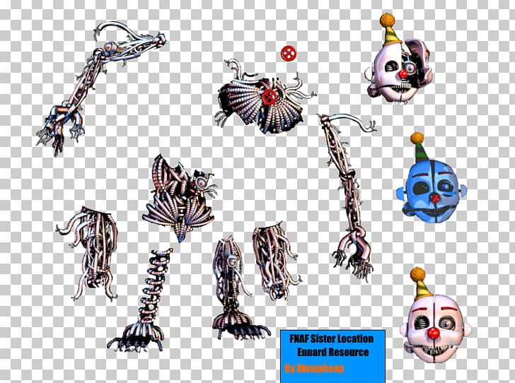 Five Nights At Freddy's: Sister Location Jump Scare Paper Model Sprite PNG, Clipart, Endoskeleton, Fnaf, Jump Scare, Paper Model, Sister Location Free PNG Download