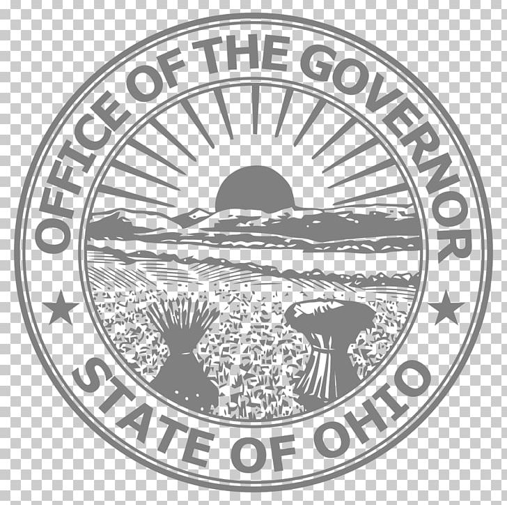 Seal Of Ohio Lieutenant Governor Of Ohio PNG, Clipart, Area, Badge, Black And White, Brand, Circle Free PNG Download