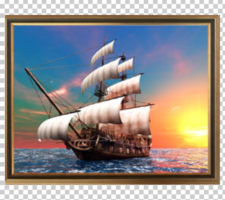 Sailing Ship Sailboat PNG, Clipart, Brig, Canvas, Caravel, Painting, Printing Free PNG Download