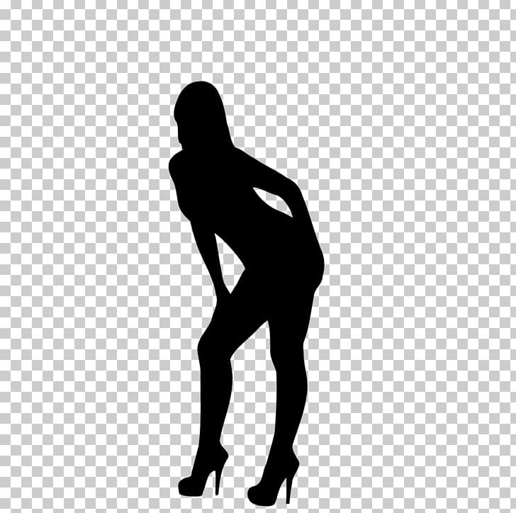 Silhouette Woman Female PNG, Clipart, Abdomen, Animals, Arm, Black, Black And White Free PNG Download