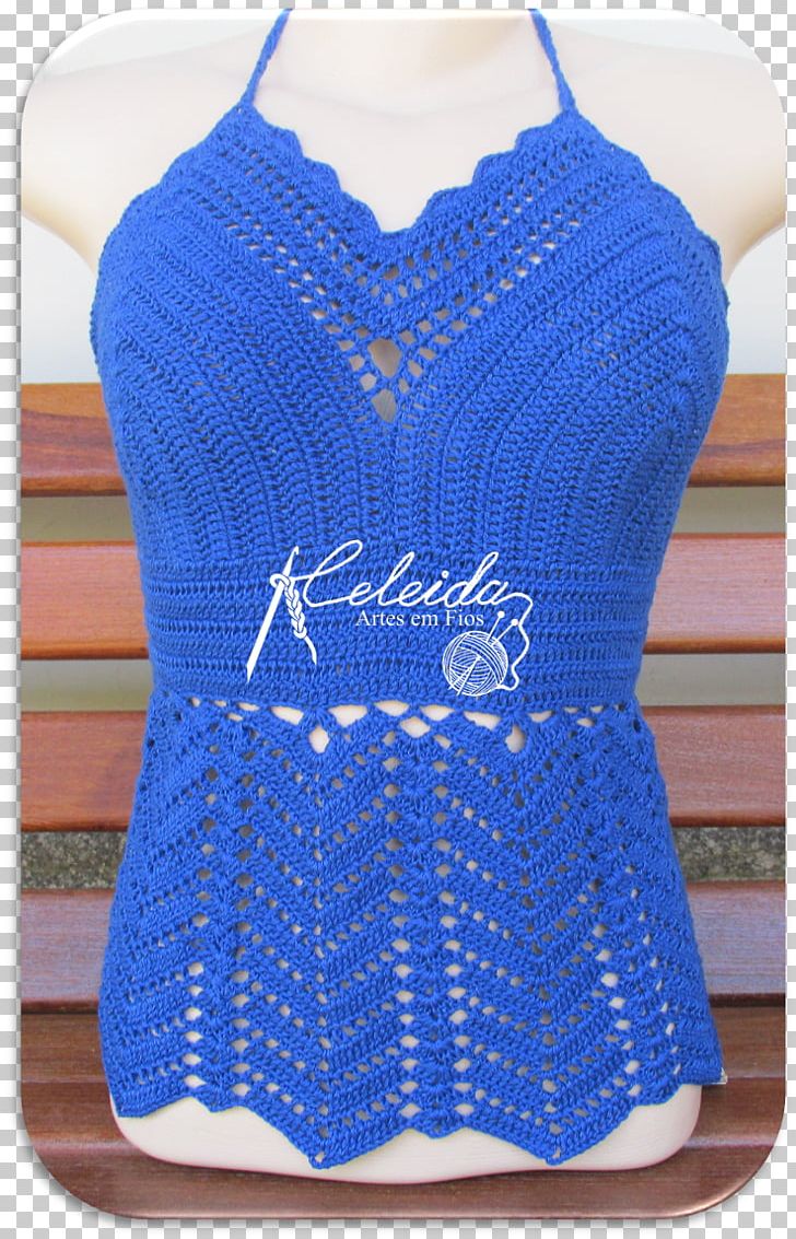 Crochet Knitting Yarn Blouse Pattern PNG, Clipart, Blouse, Blue, Cobalt Blue, Croche, Crochet Free PNG Download