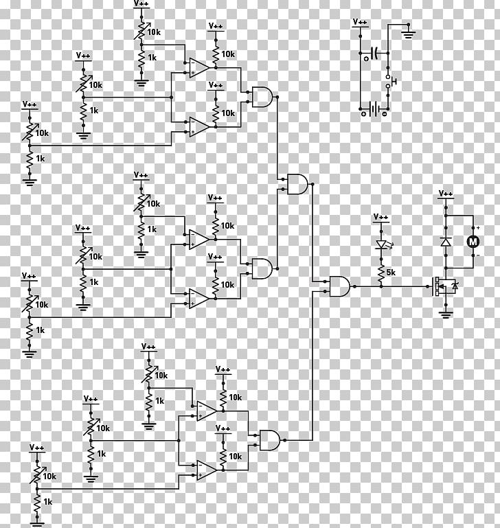 Wiring Diagram Electronic Circuit Comparator Electronics PNG, Clipart, And Gate, Angle, Black And White, Bunker, Circuit Free PNG Download