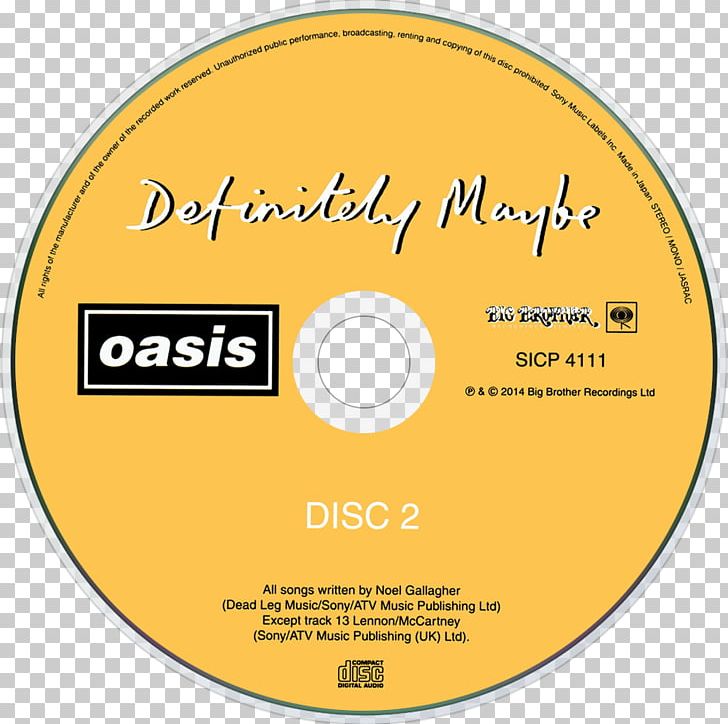 Compact Disc Definitely Maybe Oasis Hello (What's The Story) Morning Glory? PNG, Clipart,  Free PNG Download