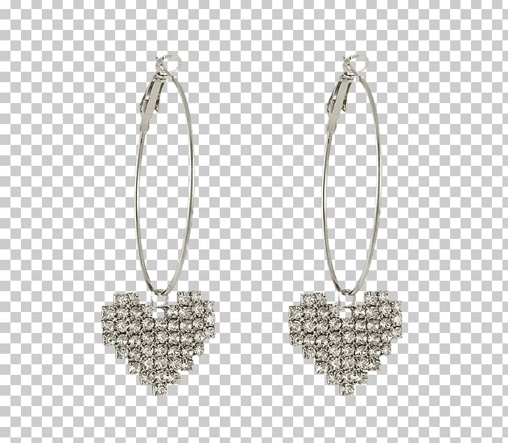 Earring Silver T-shirt Jewellery Imitation Gemstones & Rhinestones PNG, Clipart, Bitxi, Body Jewellery, Body Jewelry, Clothing, Clothing Accessories Free PNG Download