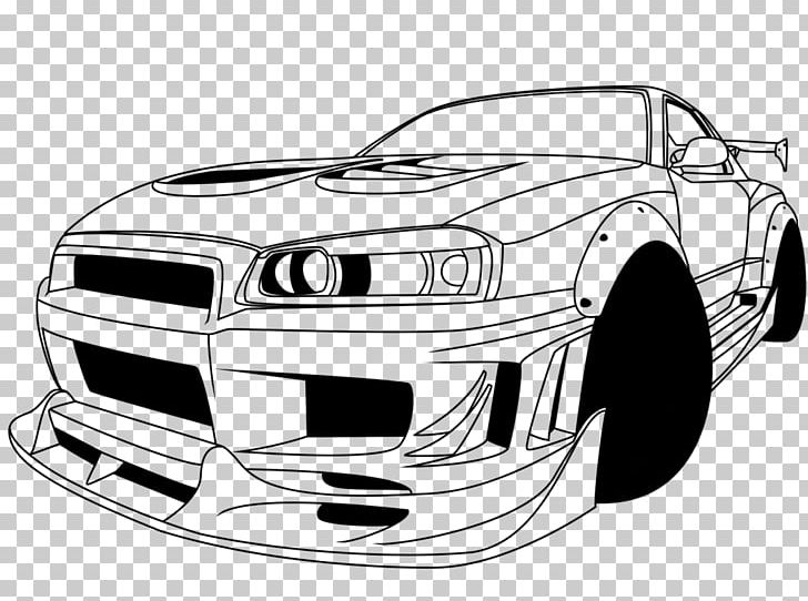 Nissan GT-R Car Nissan Skyline GT-R Nissan Xterra PNG, Clipart, Automotive Design, Automotive Exterior, Black And White, Brand, Bumper Free PNG Download