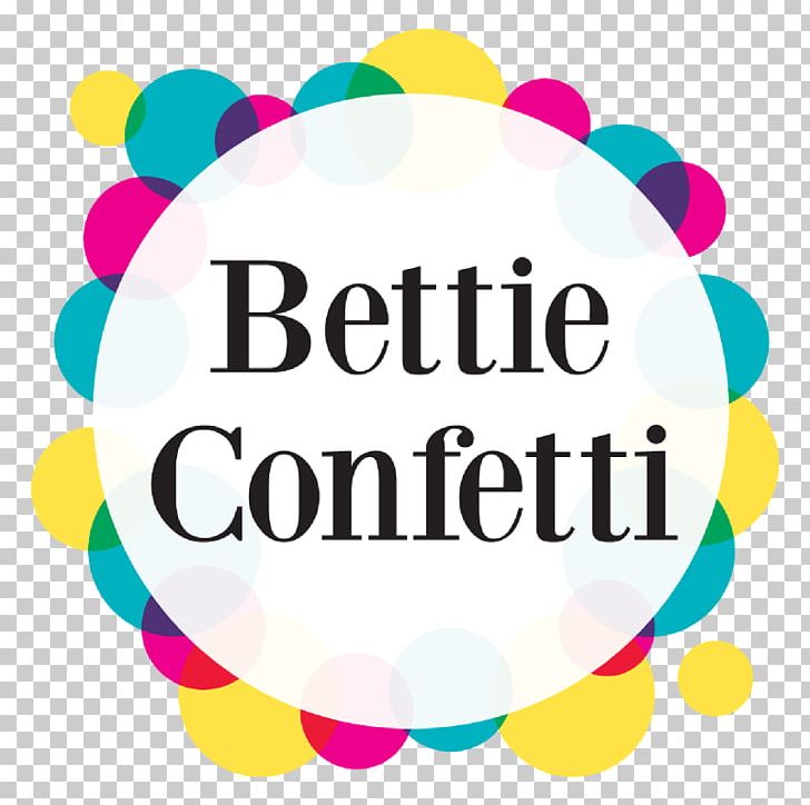 Bettie Confetti Product Brand Logo PNG, Clipart, Area, Balloon, Brand, Circle, Confetti Free PNG Download