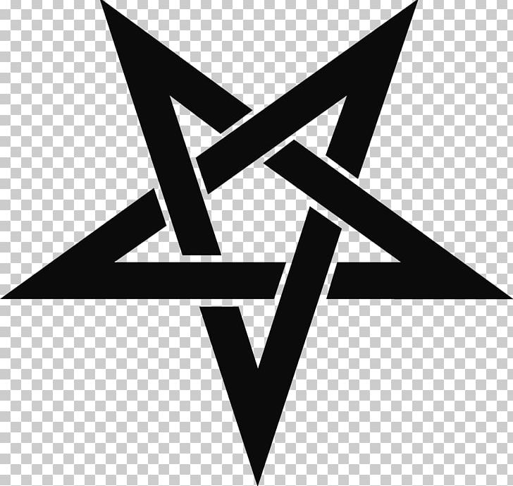 Lucifer T-shirt Pentagram Sticker Decal PNG, Clipart, Angle, Baphomet, Black, Black And White, Brand Free PNG Download