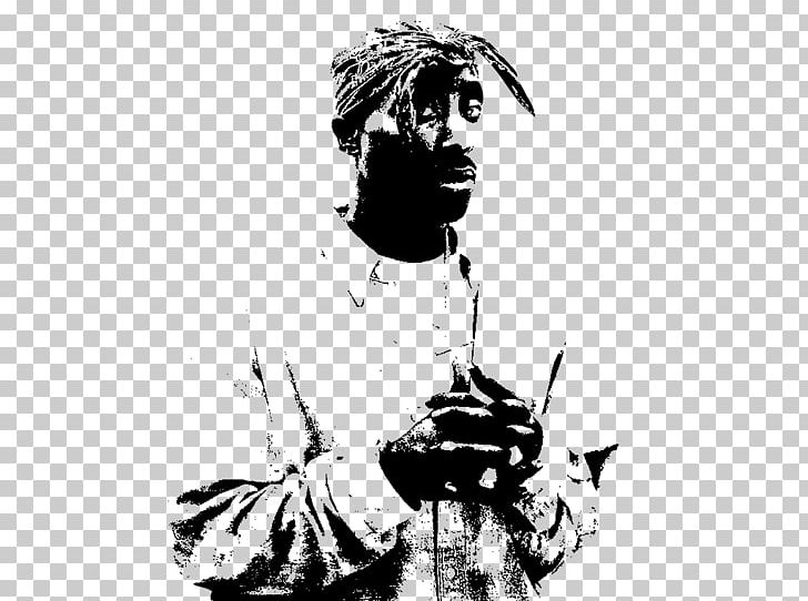 Thug Life: Volume 1 Stencil Drawing PNG, Clipart, 2pac, All Eyez On Me, Art, Black And White, Celebrities Free PNG Download