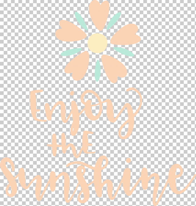 Sunshine Enjoy The Sunshine PNG, Clipart, Floral Design, Geometry, Line, Logo, Mathematics Free PNG Download