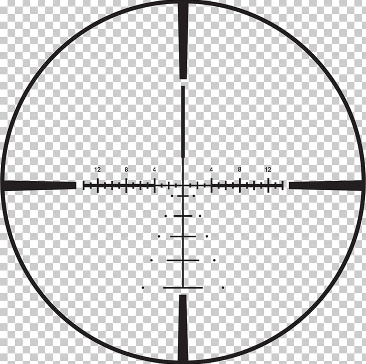 Reticle Telescopic Sight Leupold & Stevens PNG, Clipart, Angle, Area, Ballistics, Black And White, Bushnell Corporation Free PNG Download