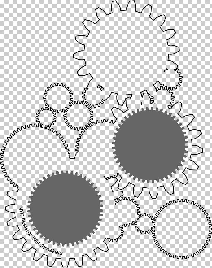 Steampunk Gear Punk Subculture Pattern PNG, Clipart, Area, Black, Black And White, Black M, Circle Free PNG Download