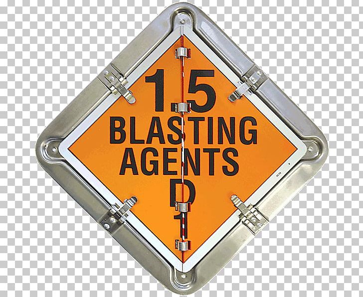 Placard Dangerous Goods Sticker Explosive Material HAZMAT Class 7 Radioactive Substances PNG, Clipart, Brand, Cargo, Dangerous Goods, Drilling And Blasting, Explosive Material Free PNG Download