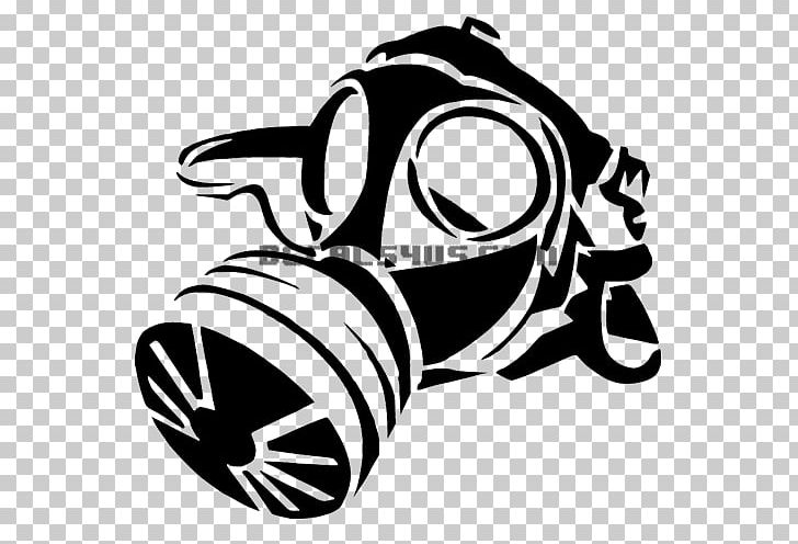 Decal Bumper Sticker Gas Mask PNG, Clipart, Art, Automotive Design, Black And White, Bumper Sticker, Decal Free PNG Download