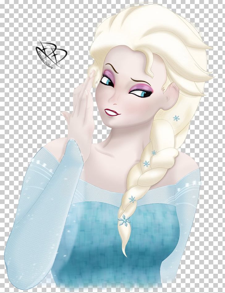 Elsa Hair Coloring Frozen Face PNG, Clipart, Beauty, Cartoon, Character, Color, Elsa Free PNG Download