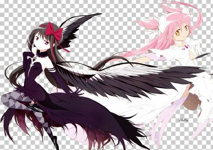 Homura Akemi Madoka Kaname Sayaka Miki Mami Tomoe Kyōko Sakura PNG, Clipart, Anime, Black Hair, Cartoon, Cg Artwork, Computer Wallpaper Free PNG Download